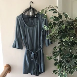 🥣 Dusty Blue Charlotte Russe Romper